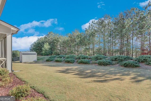 4336 Rockrose Green Way, Gainesville, GA 30504 - view of green lawn with a shed