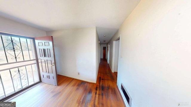 interior space featuring hardwood / wood-style flooring