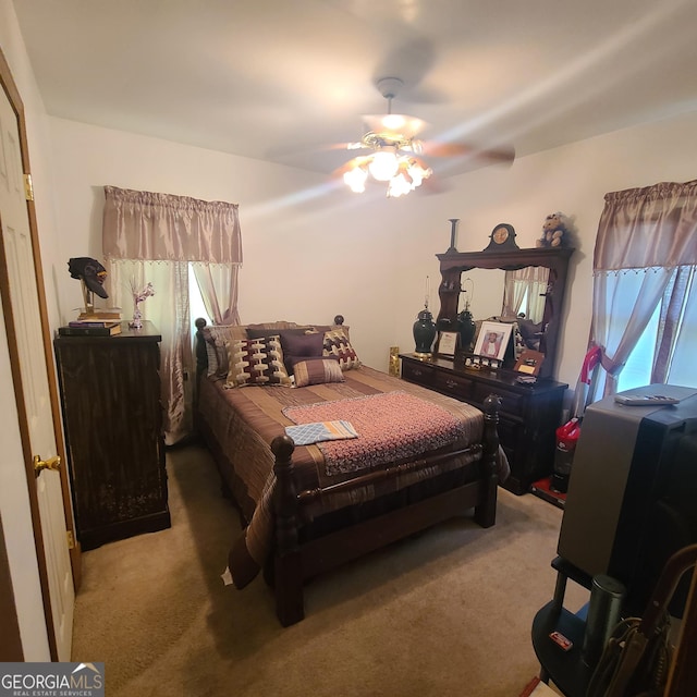 2045 Howe Ave, Columbus, GA 31903 - bedroom with multiple windows, carpet flooring, and a ceiling fan