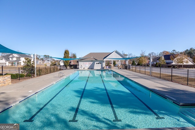 view of pool