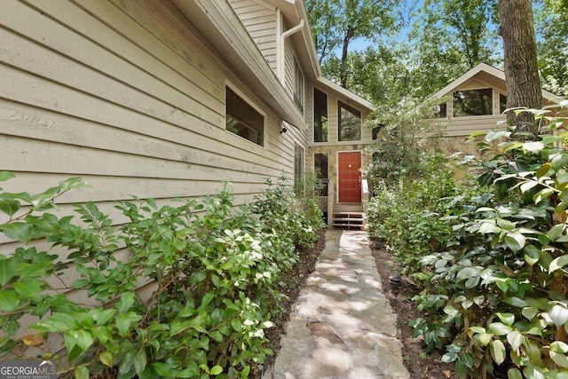 view of entrance to property