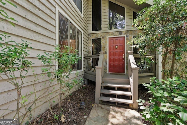 view of entrance to property