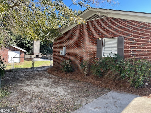 view of side of property