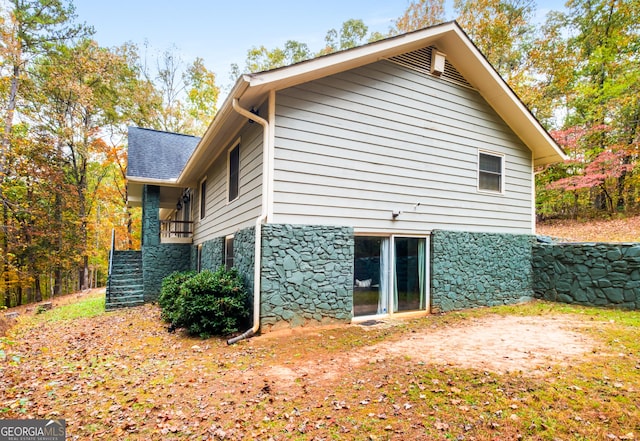 view of rear view of house