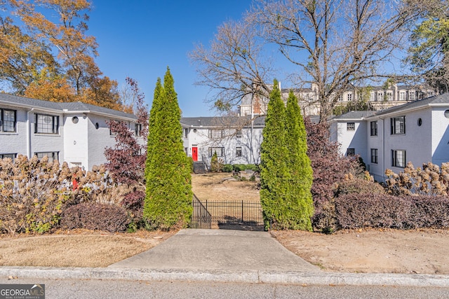 view of front of home