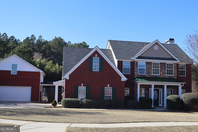 view of colonial house