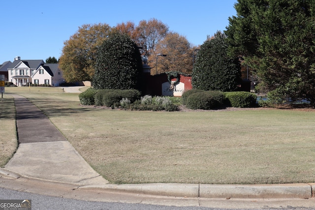 view of yard