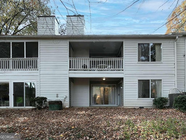 view of rear view of house