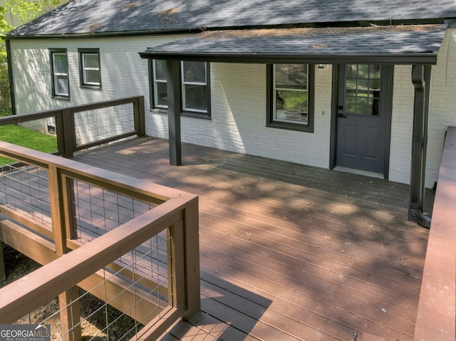 view of deck