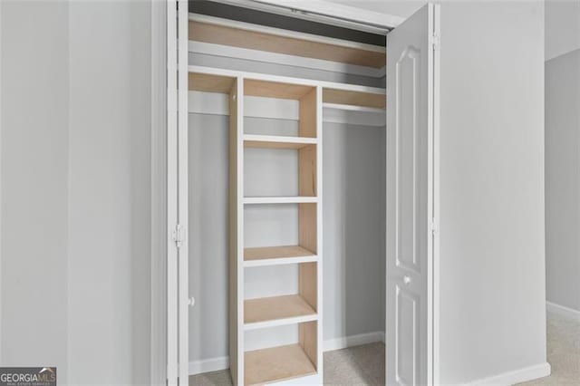 view of closet