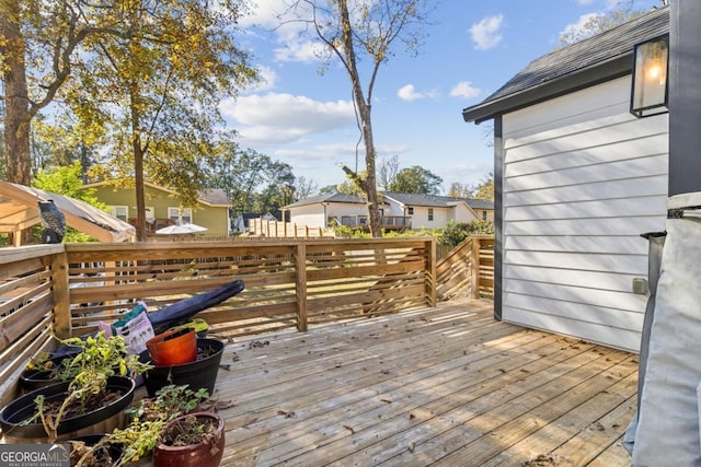 view of deck