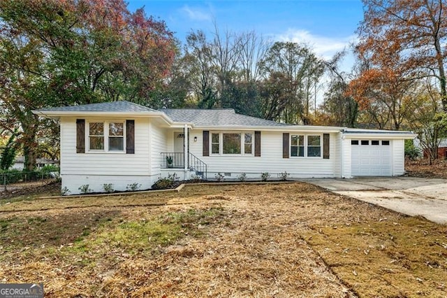 view of ranch-style home