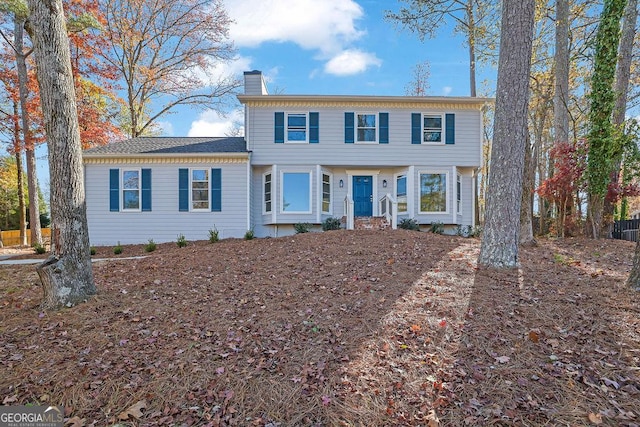 view of colonial inspired home