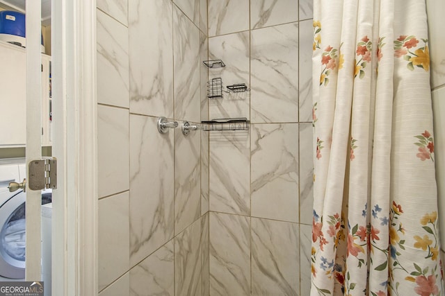 details with walk in shower