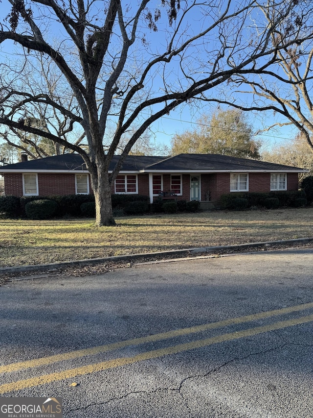 view of ranch-style house