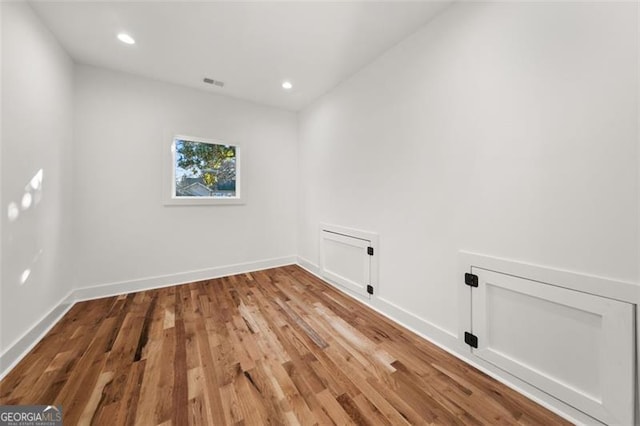 washroom featuring hardwood / wood-style flooring