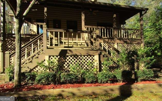 view of rear view of house