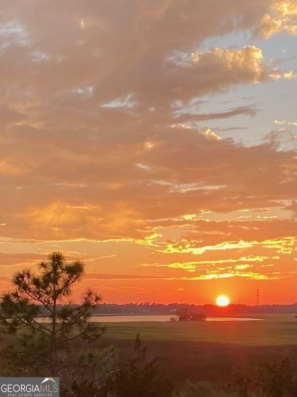 view of nature at dusk