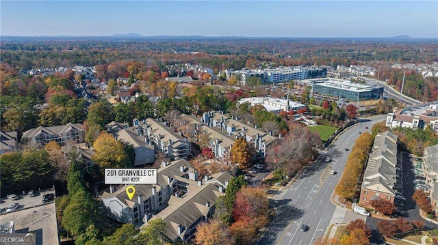 bird's eye view featuring a residential view