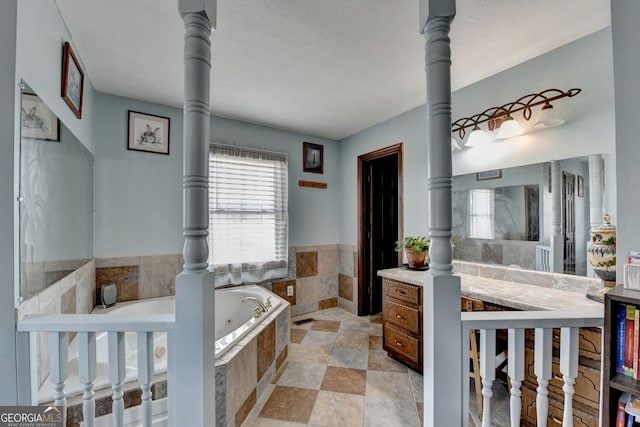 3615 Miller Bottom Rd, Loganville, GA 30052 - bathroom featuring tiled bath