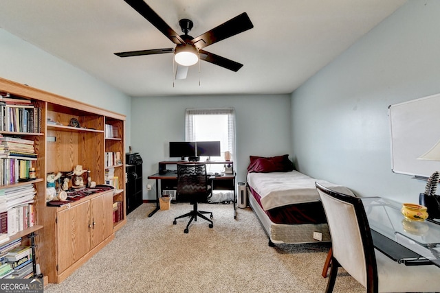3615 Miller Bottom Rd, Loganville, GA 30052 - carpeted bedroom featuring ceiling fan