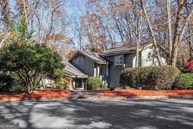 view of front of home