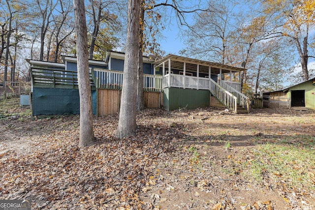 view of rear view of house