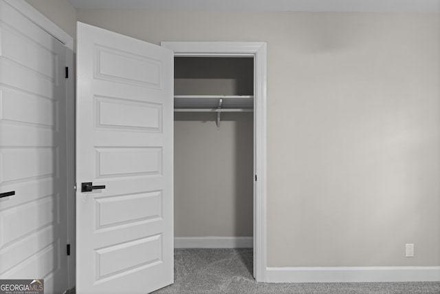 view of closet