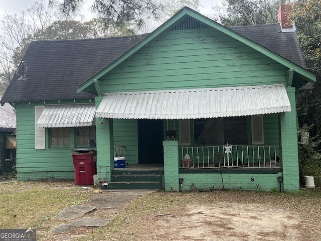 bungalow-style house with a porch