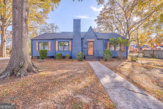 view of front of home