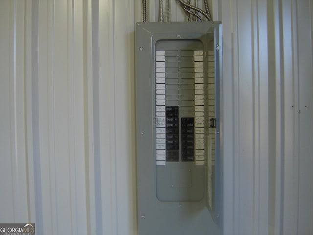 utility room with electric panel