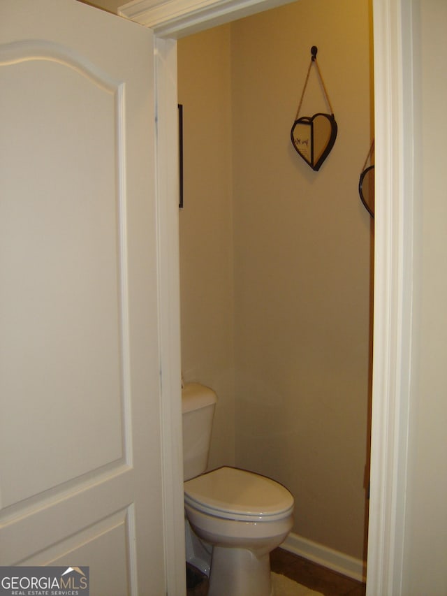 bathroom with toilet