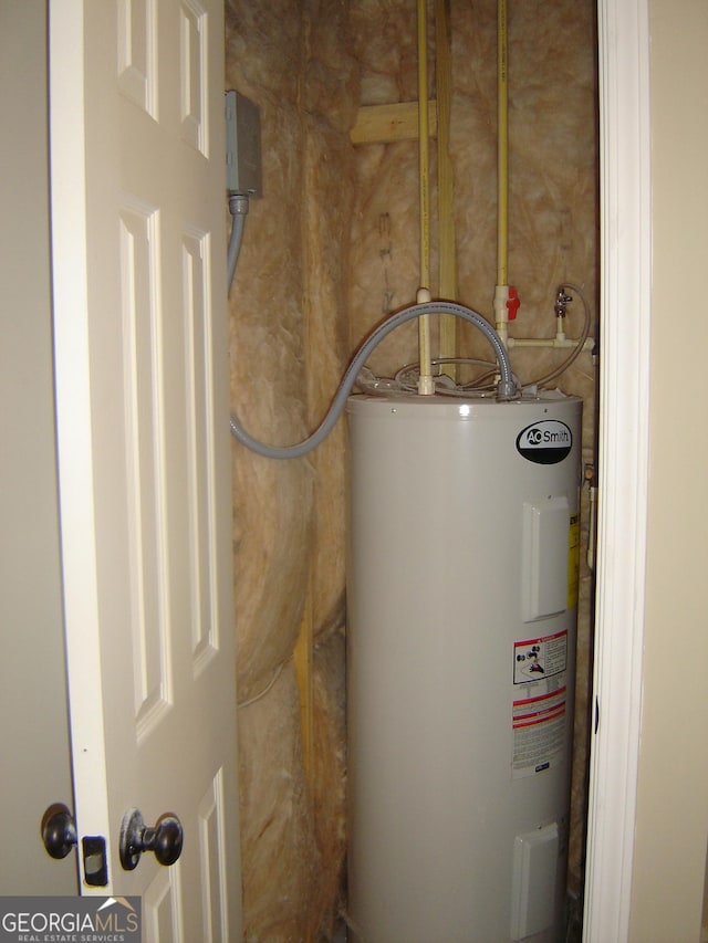 utilities featuring water heater