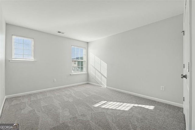 empty room with light carpet