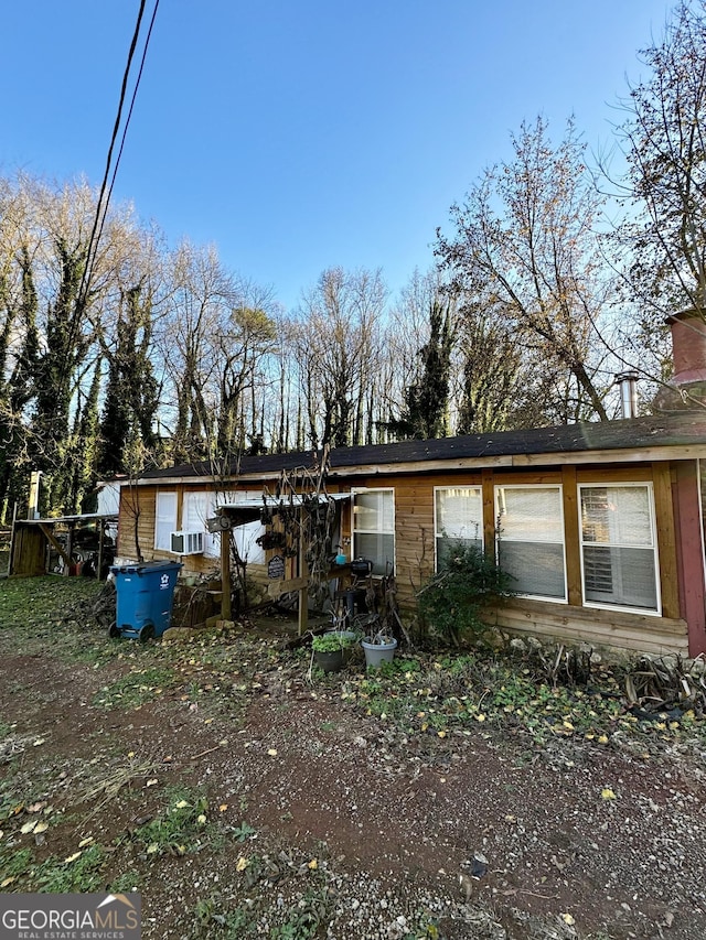 view of front of home