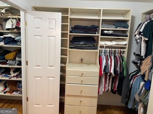 view of closet