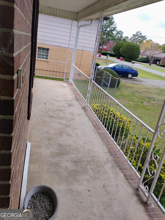 view of patio / terrace featuring a porch