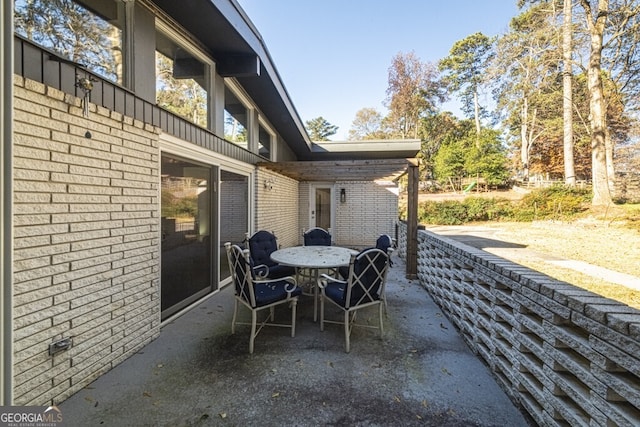 view of patio