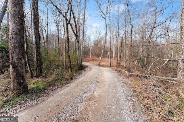 view of road