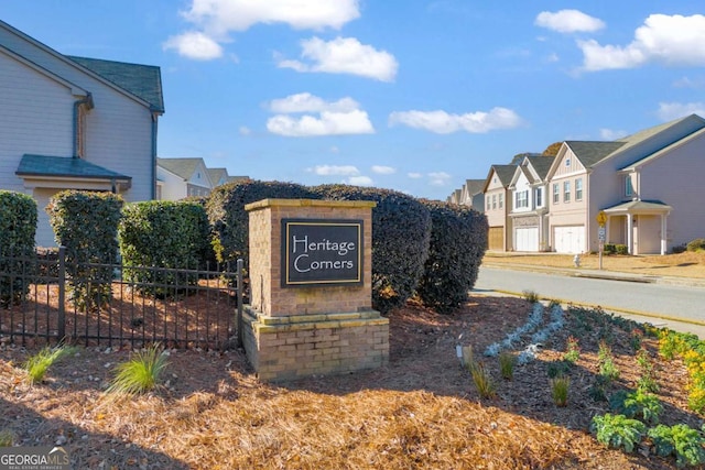 view of community / neighborhood sign