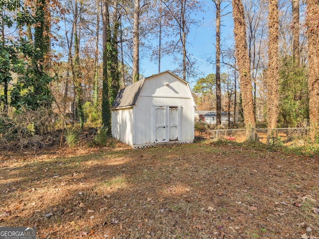 view of outbuilding