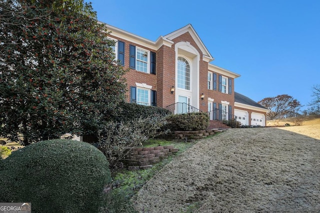 view of home's exterior with a garage