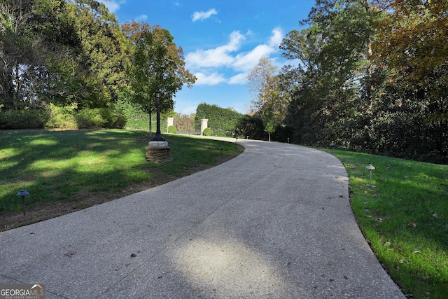 view of road