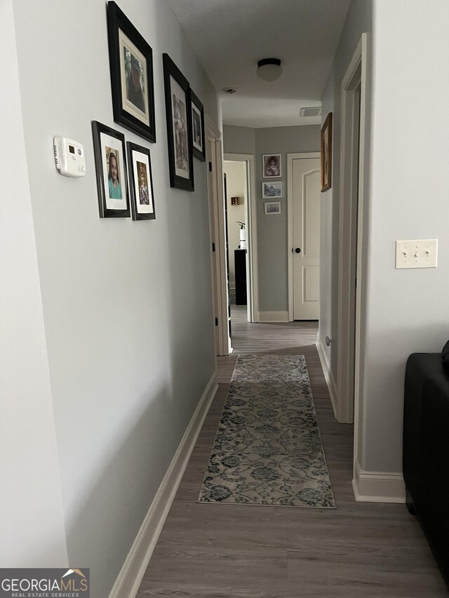 bedroom with light hardwood / wood-style floors