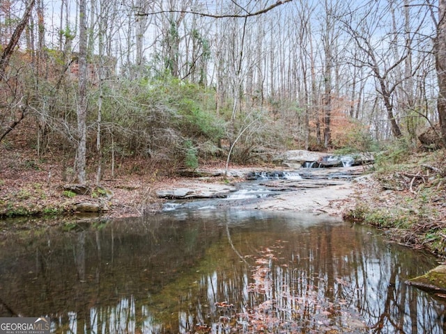 view of water feature