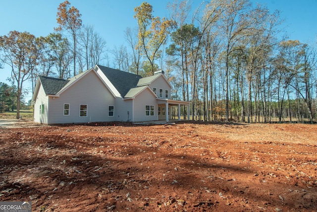 view of home's exterior