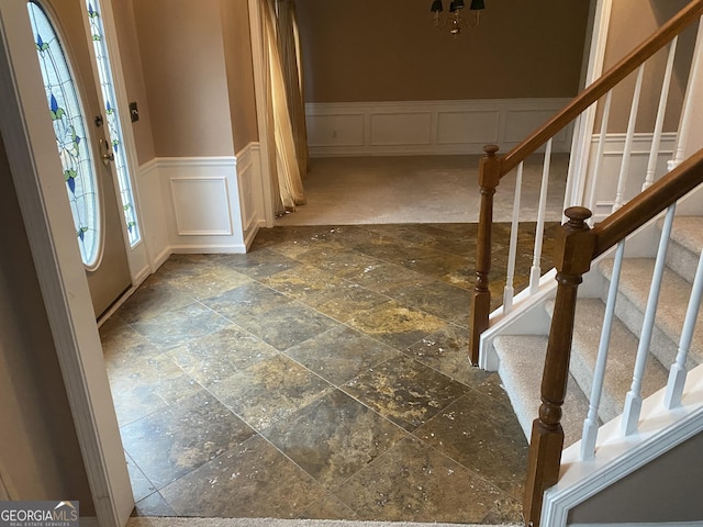 entryway featuring plenty of natural light