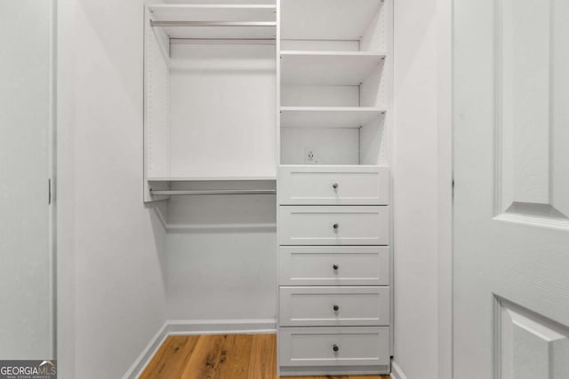 view of closet