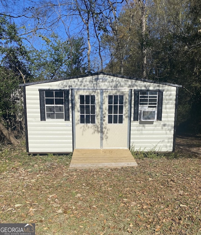 view of outdoor structure