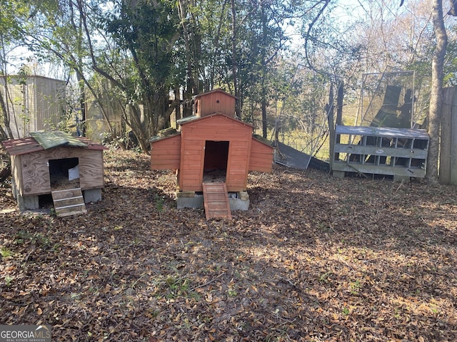 view of outdoor structure